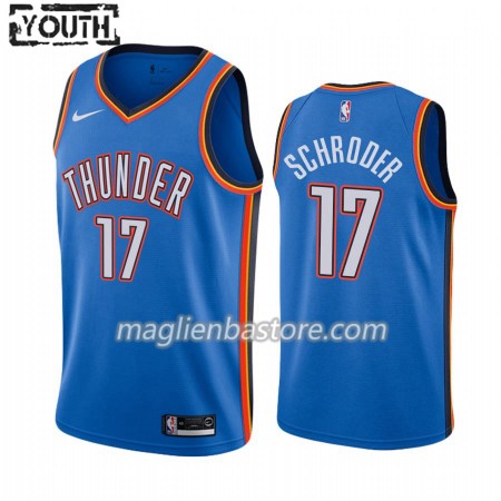 Maglia NBA Oklahoma City Thunder Dennis Schroder 17 Nike 2019-20 Icon Edition Swingman - Bambino